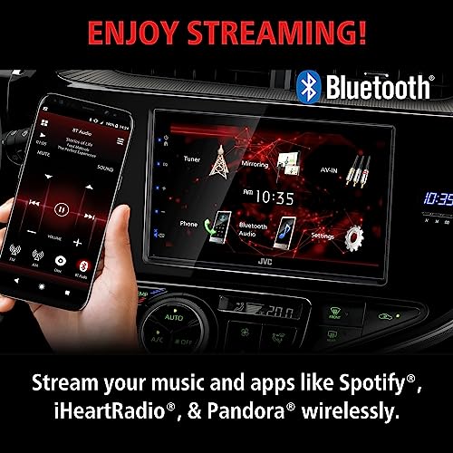 JVC KW-M180BT Bluetooth Car Stereo Receiver with USB Port – 6.75 JVC KW-M180BT Bluetooth Car Stereo Receiver with USB Port – 6.75